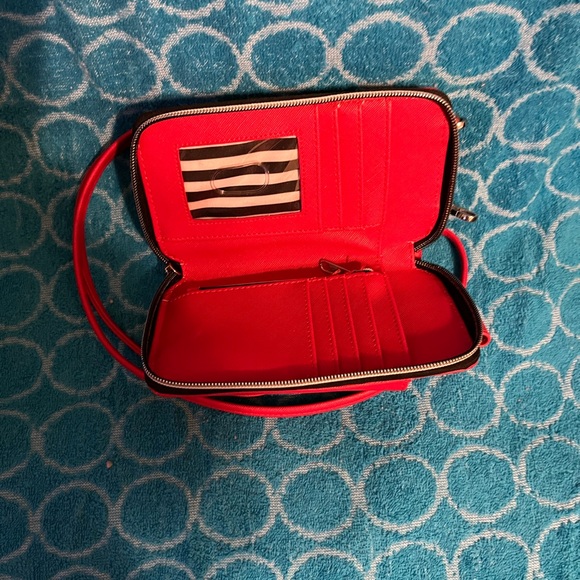 Red Crossbody Bag with Dog Design - Picture 2 of 2